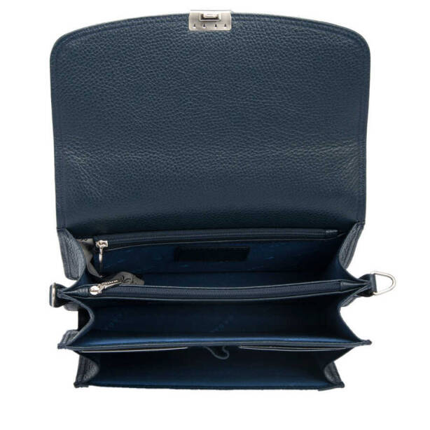 Lacivert Hakiki Deri Erkek Portföy Çantası - S1PC00022133-A38 - 4