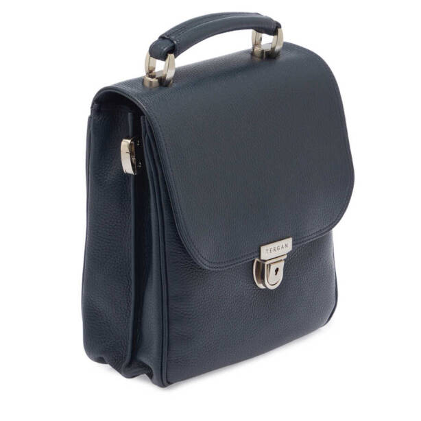 Lacivert Deri Erkek Portföy Çantası - S1PC00022880-A38 - 2