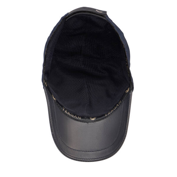 Lacivert Deri Erkek Şapka - S1SPK0330004-F0E - 5