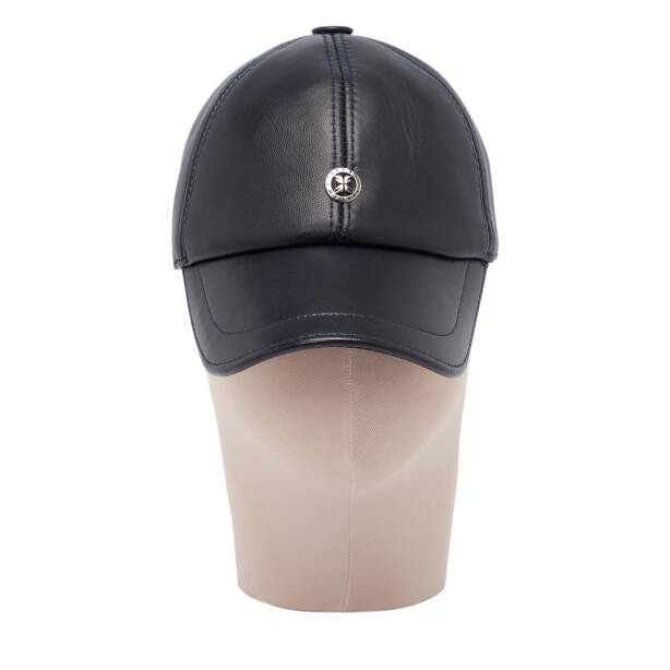 Lacivert Deri Erkek Şapka - S1SPK0330004-Q3R - 2