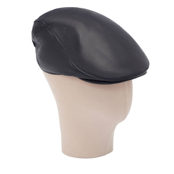 Lacivert Deri Erkek Şapka - S1SPK0330005-Q3R - 1