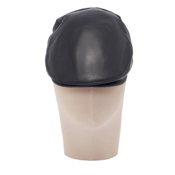 Lacivert Deri Erkek Şapka - S1SPK0330005-Q3R - 2