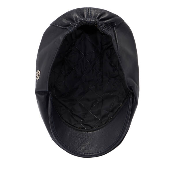 Lacivert Deri Erkek Şapka - S1SPK0330005-Q3R - 5