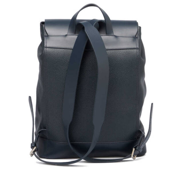 Lacivert Deri Erkek Sırt Çantası - S1SR00021463-D6M - Tergan