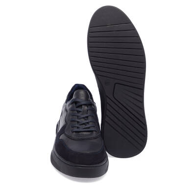  Lacivert Deri Erkek Sneaker - E23S1AY56507-J5S - 4