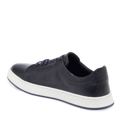  Lacivert Deri Erkek Sneaker - E23S1AY56513-A38 - 2