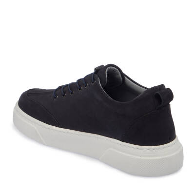  Lacivert Deri Erkek Sneaker - E24I1AY56611-C39 - 2