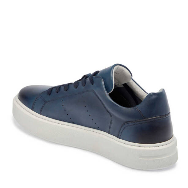 Lacivert Deri Erkek Sneaker - E24I1AY56637-A31 - 2