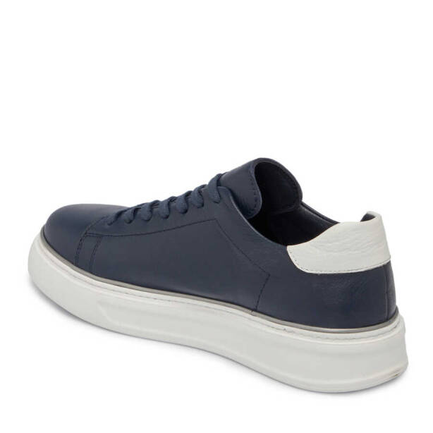 Lacivert Deri Erkek Sneaker - E24I1AY56688-A31 - 2