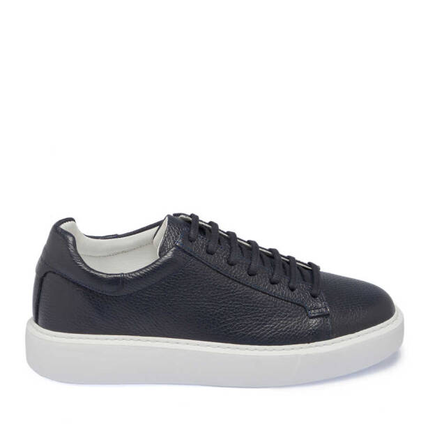 Lacivert Deri Erkek Sneaker - E24I1AY56697-A38 - 3