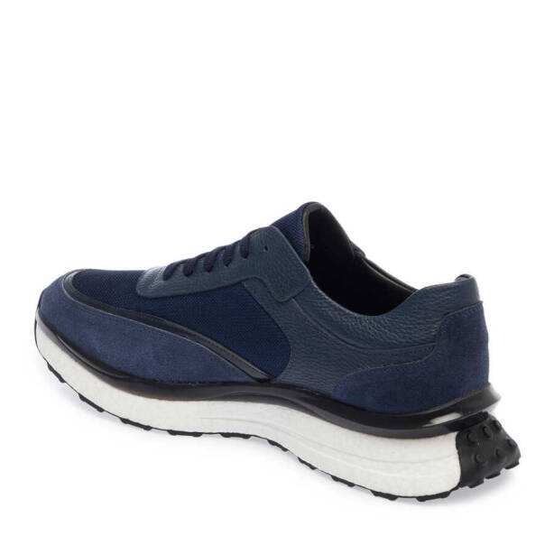 Lacivert Deri Erkek Sneaker - E24I1AY56698-A31 - 2
