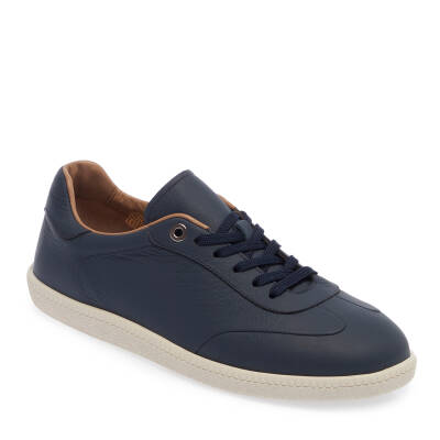  Lacivert Deri Erkek Sneaker - E24I1AY56704-A38 