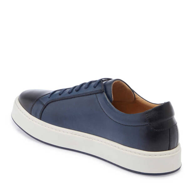 Lacivert Deri Erkek Sneaker - E24I1AY56720-C72 - 2