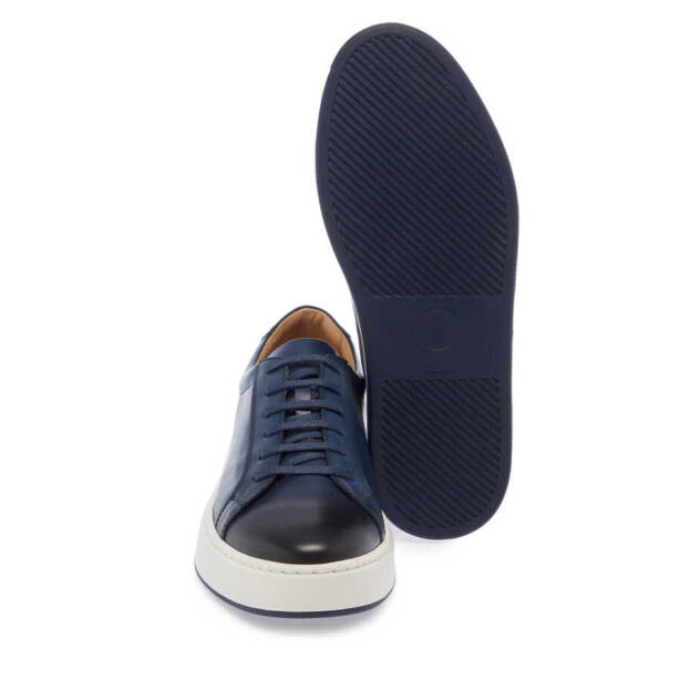 Lacivert Deri Erkek Sneaker - E24I1AY56720-C72 - 4