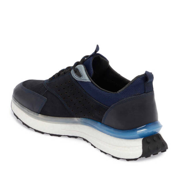 Lacivert Deri Erkek Sneaker - E24I1AY56801-A31 - 2