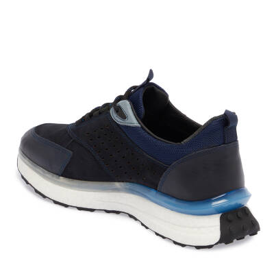 Lacivert Deri Erkek Sneaker - E24I1AY56801-A31 - 2