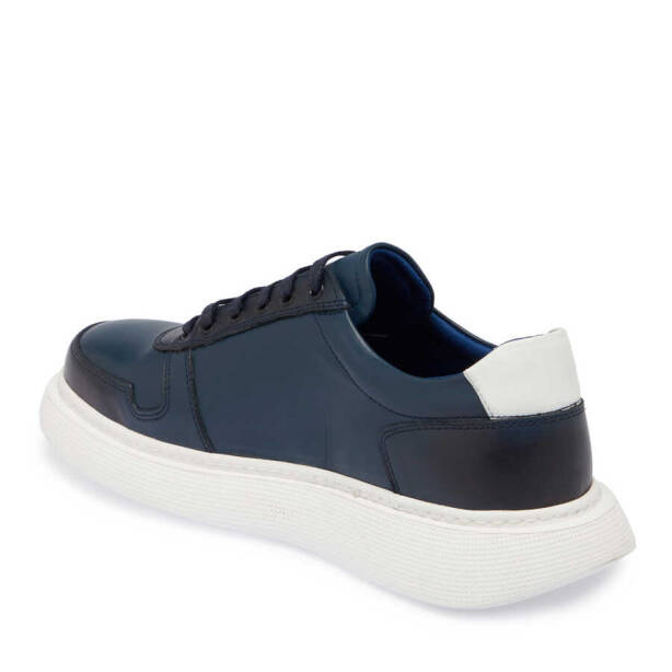 Lacivert Deri Erkek Sneaker - E24I1AY56810-C72 - Tergan