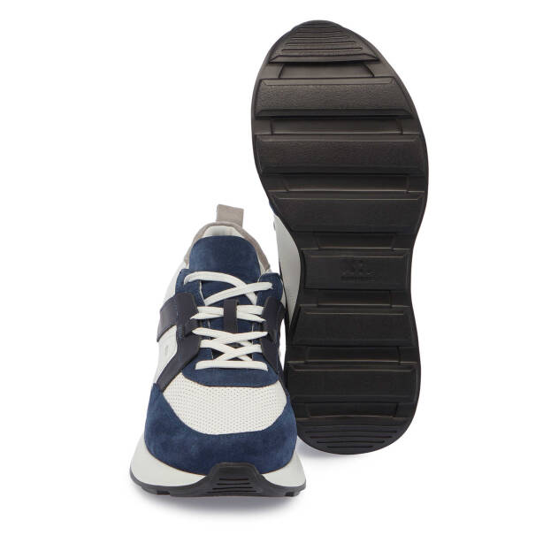 Lacivert Deri Erkek Sneaker - E24I1AY56815-A31 - 4