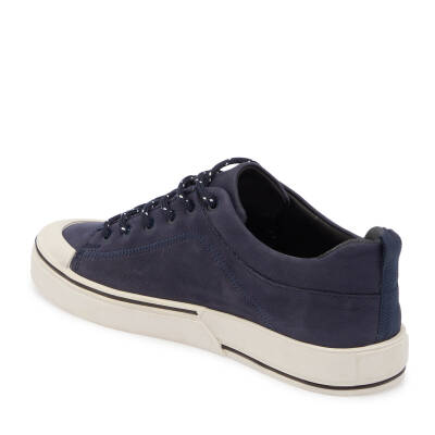  Lacivert Deri Erkek Sneaker - E24I1AY56827-A31 - 2