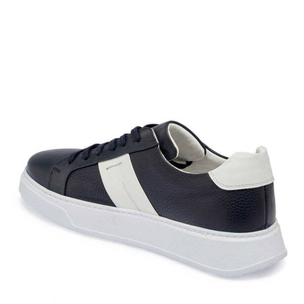 Lacivert Deri Erkek Sneaker - E24I1AY56840-A31 - 2