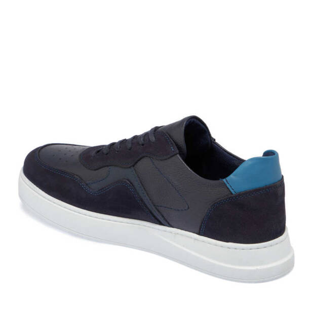 Lacivert Deri Erkek Sneaker - E24I1AY56841-A31 - 2
