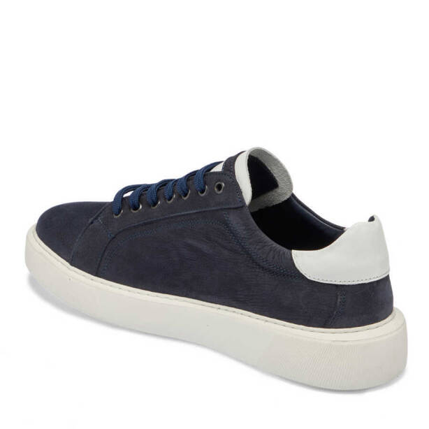 Lacivert Deri Erkek Sneaker - E24I1AY56844-A31 - 2