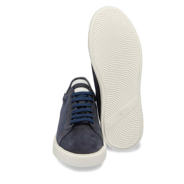 Lacivert Deri Erkek Sneaker - E24I1AY56844-A31 - 4