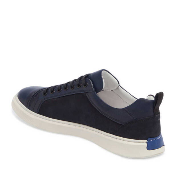 Lacivert Deri Erkek Sneaker - E24I1AY56847-C72 - 2
