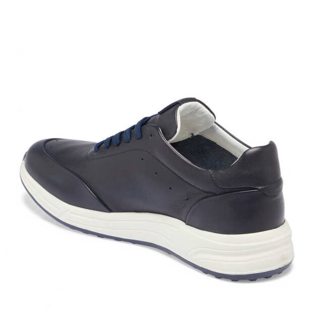Lacivert Deri Erkek Sneaker - E24I1AY56860-A31 - 2