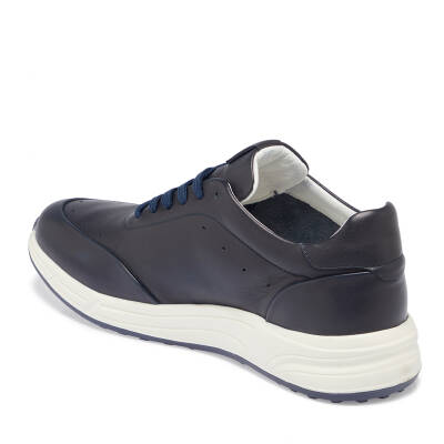  Lacivert Deri Erkek Sneaker - E24I1AY56860-A31 - 2