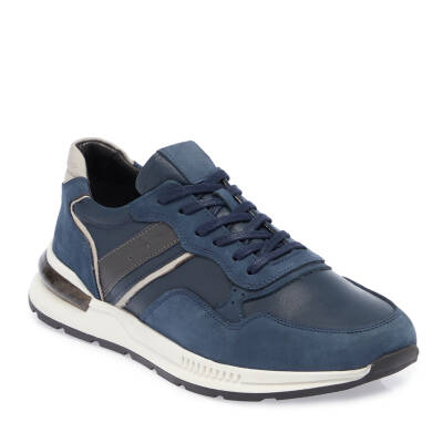 Lacivert Deri Erkek Sneaker - E24I1AY56913-C39 