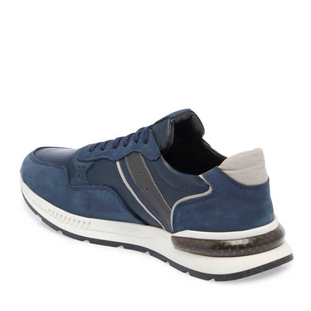 Lacivert Deri Erkek Sneaker - E24I1AY56913-C39 - 2
