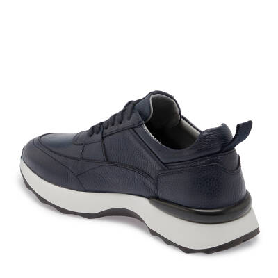  Lacivert Deri Erkek Sneaker - E24S1AY56934-A38 - 2