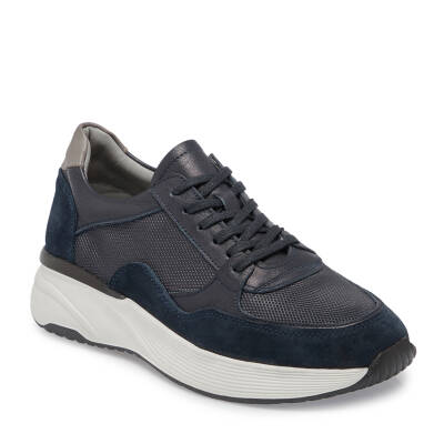  Lacivert Deri Erkek Sneaker - E24S1AY56935-A31 