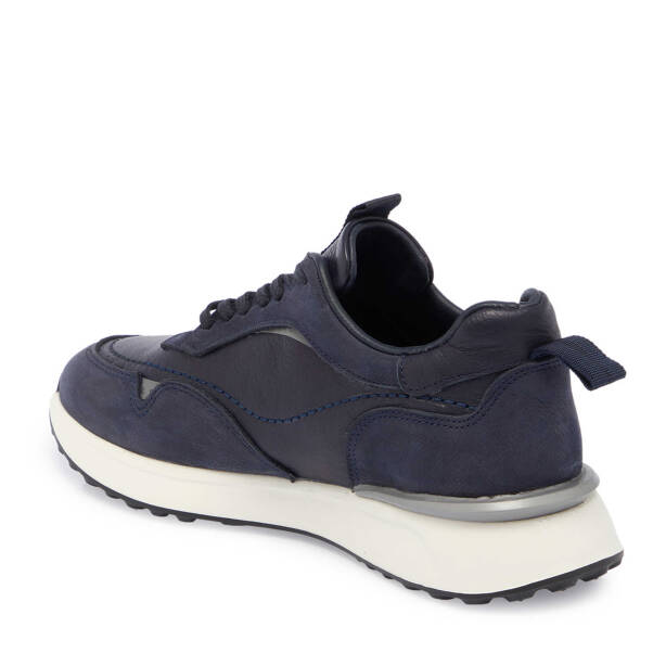 Lacivert Deri Erkek Sneaker - E24S1AY56936-A31 - 2