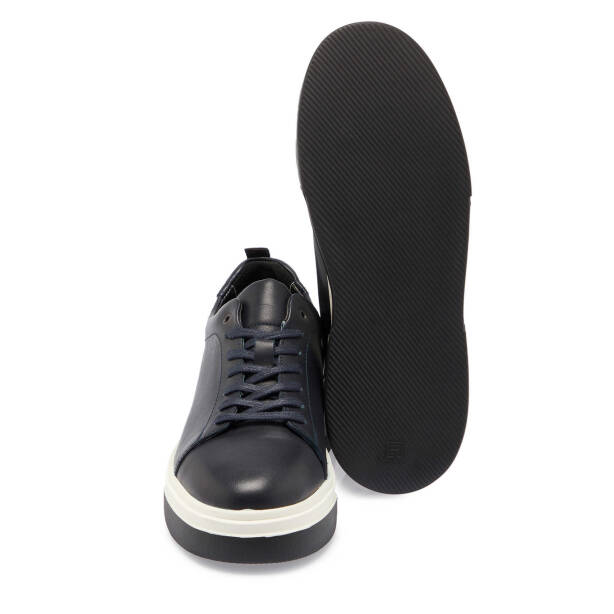 Lacivert Deri Erkek Sneaker - E24S1AY56937-C72 - 4