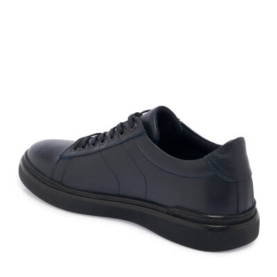  Lacivert Deri Erkek Sneaker - E24S1AY56945-C72 - 2