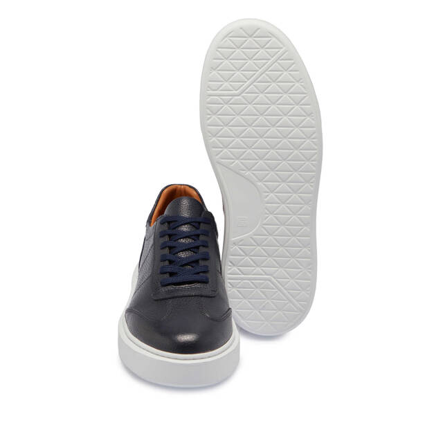 Lacivert Deri Erkek Sneaker - E24S1AY56960-A38 - 4