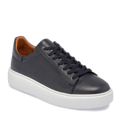 Lacivert Deri Erkek Sneaker - E24S1AY56961-A38 