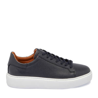 Lacivert Deri Erkek Sneaker - E24S1AY56961-A38 - 3