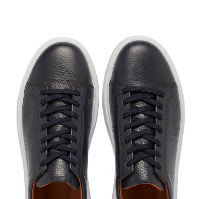 Lacivert Deri Erkek Sneaker - E24S1AY56961-A38 - 5