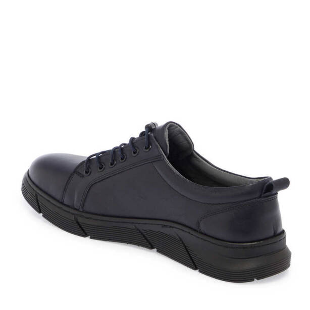 Lacivert Deri Erkek Sneaker - E24S1AY57007-A31 - 2