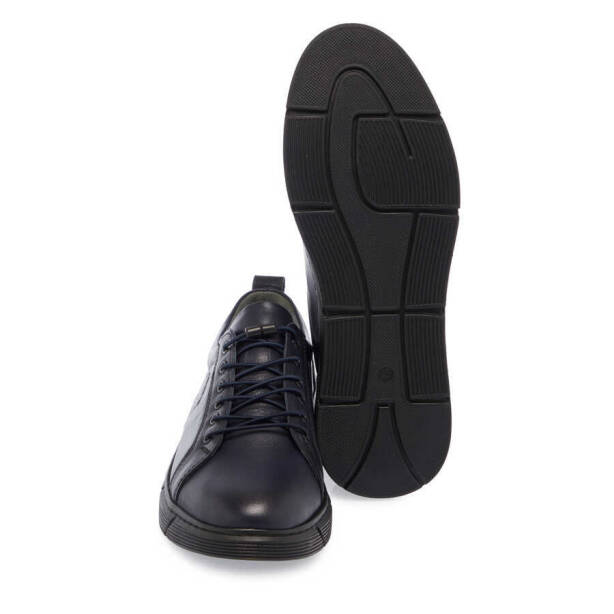 Lacivert Deri Erkek Sneaker - E24S1AY57007-A31 - 4