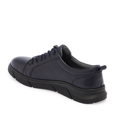  Lacivert Deri Erkek Sneaker - E24S1AY57007-A31 - 2