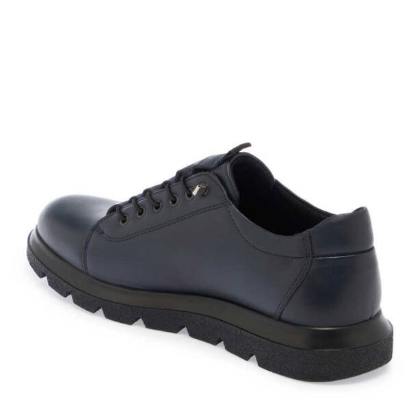 Lacivert Deri Erkek Sneaker - E24S1AY57010-A31 - 2