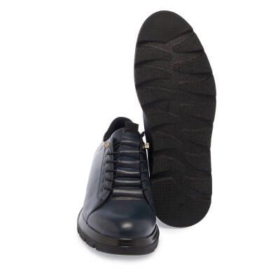 Lacivert Deri Erkek Sneaker - E24S1AY57010-A31 - 4