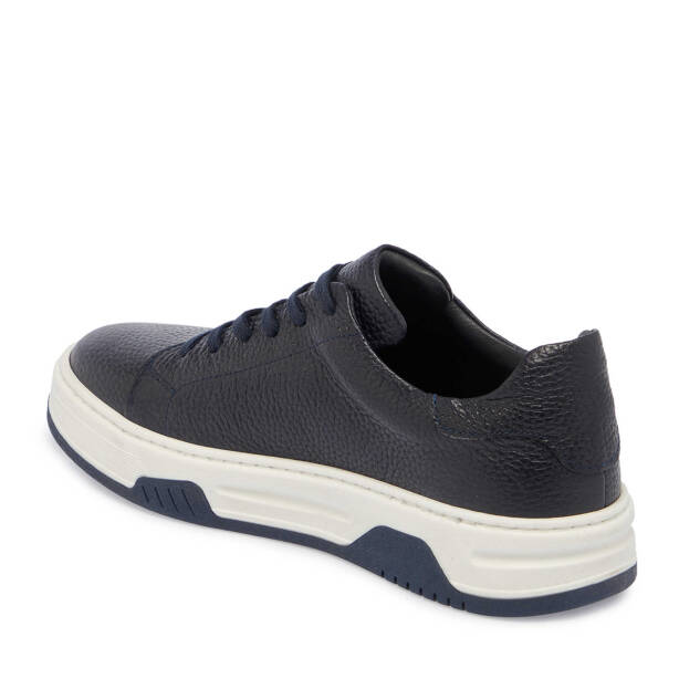 Lacivert Deri Erkek Sneaker - E24S1AY57024-A38 - Tergan