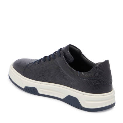 Lacivert Deri Erkek Sneaker - E24S1AY57024-A38 - 2