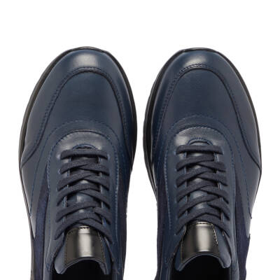 Lacivert Deri Erkek Sneaker - E24S1AY57026-A31 - 5