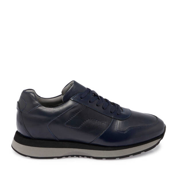 Lacivert Deri Erkek Sneaker - E24S1AY57042-K4K - 3